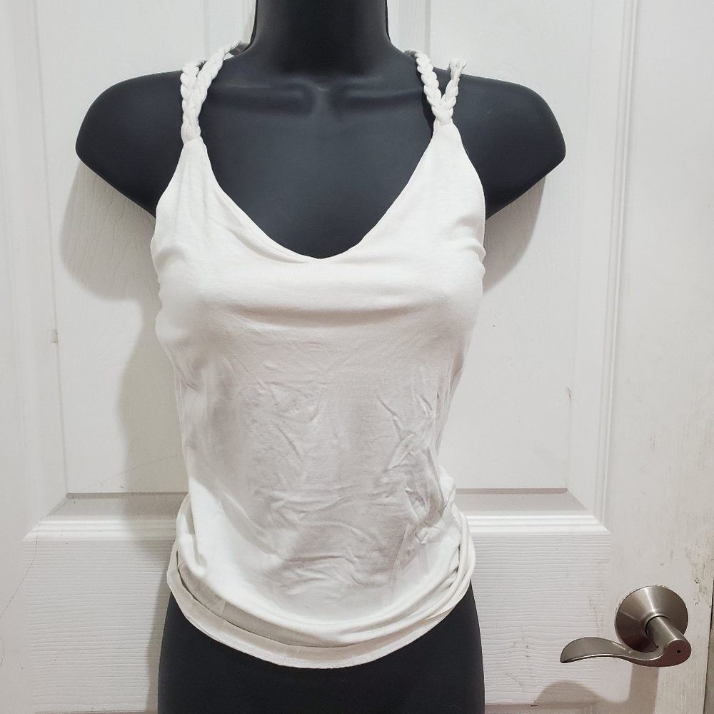 White Rampage tank top